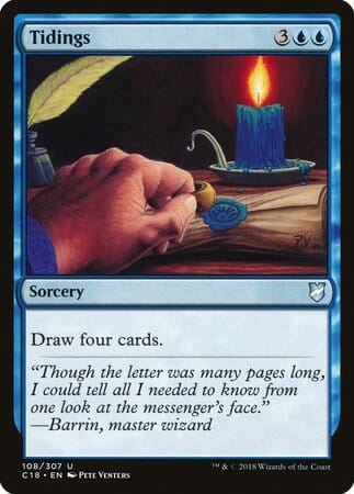 Tidings [Commander 2018] MTG Single Magic: The Gathering  | Multizone: Comics And Games