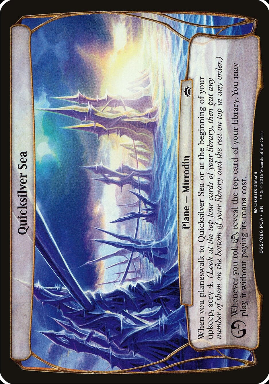 Quicksilver Sea (Planes) [Planechase Anthology Planes] MTG Single Magic: The Gathering  | Multizone: Comics And Games