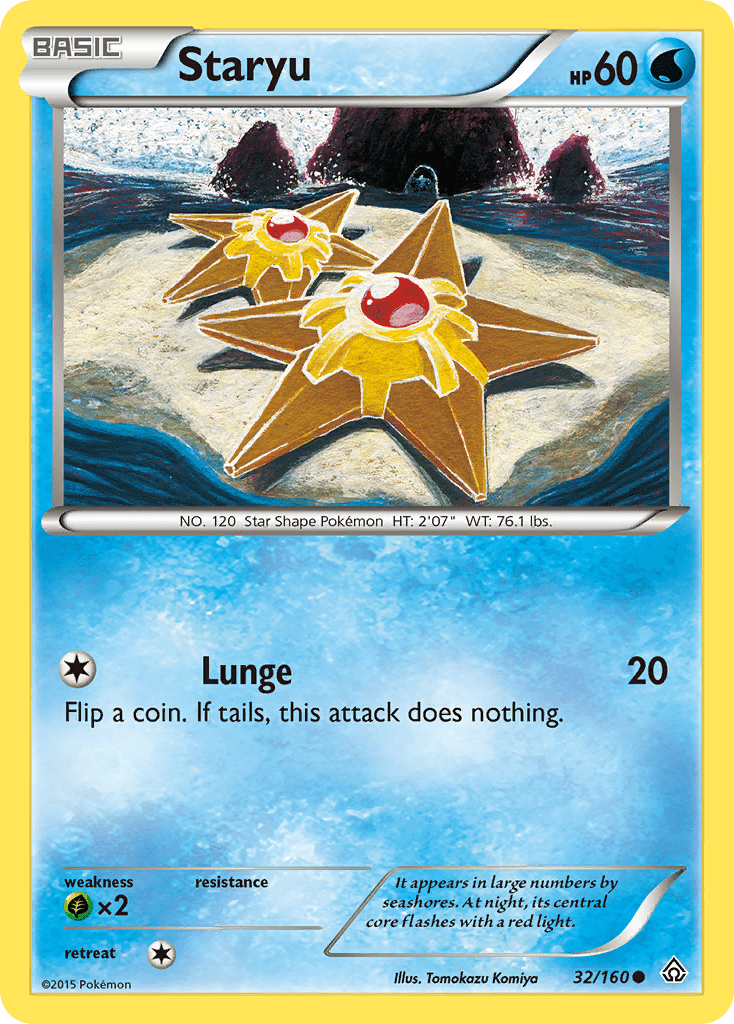 Staryu (32/160) [XY: Primal Clash] Pokemon Single Pokémon  | Multizone: Comics And Games