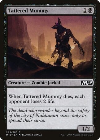 Tattered Mummy [Core Set 2019] MTG Single Magic: The Gathering  | Multizone: Comics And Games