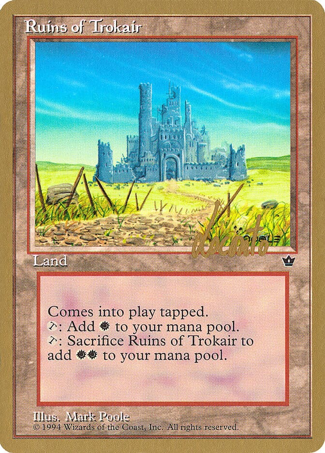 Ruins of Trokair (Michael Loconto) [Pro Tour Collector Set] MTG Single Magic: The Gathering  | Multizone: Comics And Games