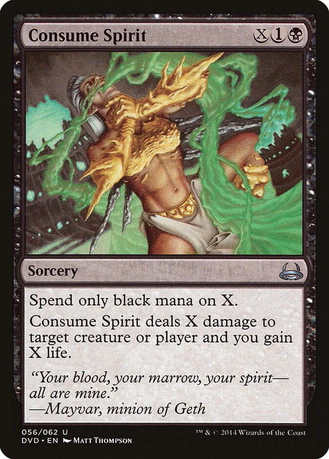 Consume Spirit (Divine vs. Demonic) [Duel Decks Anthology] MTG Single Magic: The Gathering  | Multizone: Comics And Games
