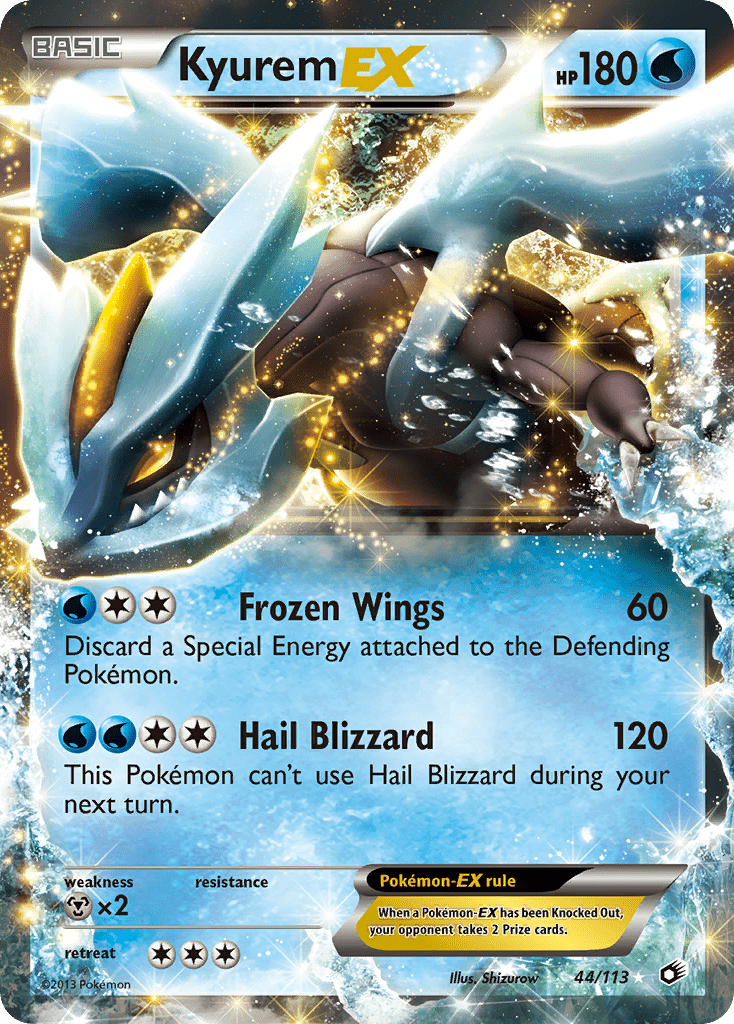 Kyurem EX (44/113) [Black & White: Legendary Treasures] Pokemon Single Pokémon  | Multizone: Comics And Games