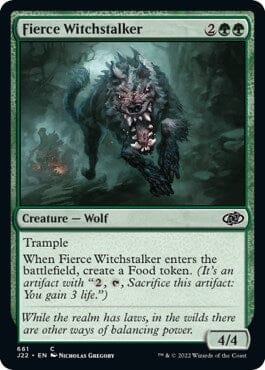 Fierce Witchstalker [Jumpstart 2022] MTG Single Magic: The Gathering  | Multizone: Comics And Games