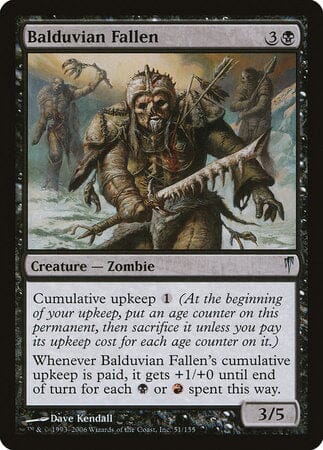 Balduvian Fallen [Coldsnap] MTG Single Magic: The Gathering  | Multizone: Comics And Games