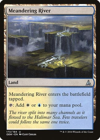 Meandering River [Oath of the Gatewatch] MTG Single Magic: The Gathering  | Multizone: Comics And Games
