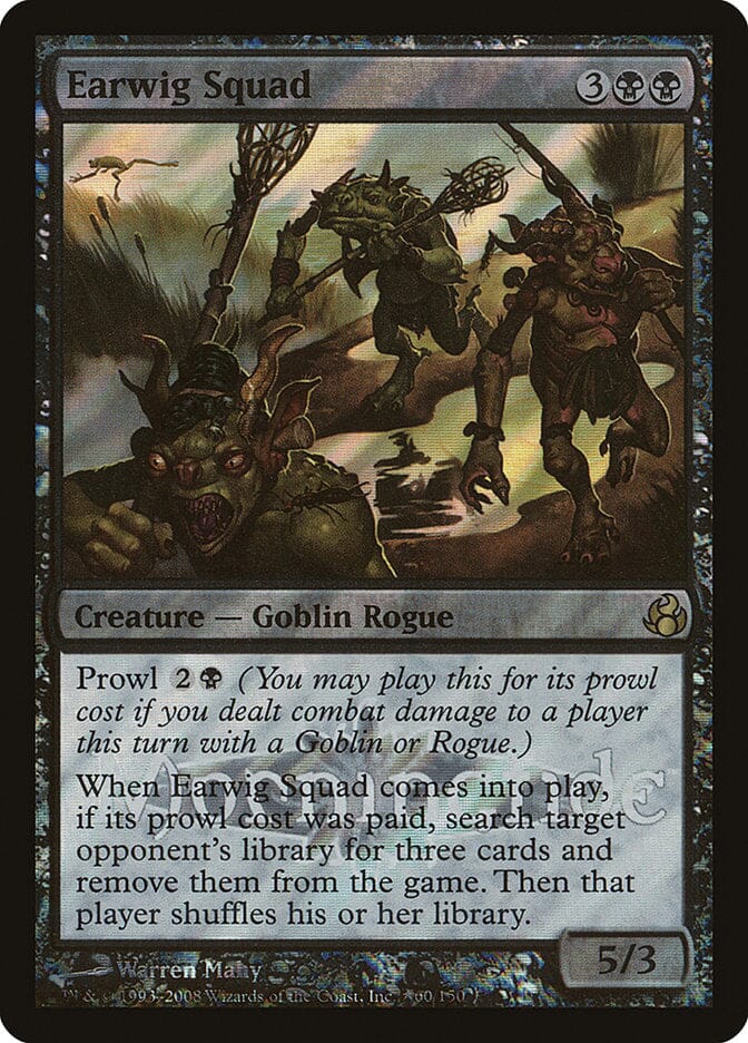 Earwig Squad (Launch) [Morningtide Promos] MTG Single Magic: The Gathering  | Multizone: Comics And Games