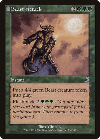 Beast Attack [Odyssey] MTG Single Magic: The Gathering  | Multizone: Comics And Games