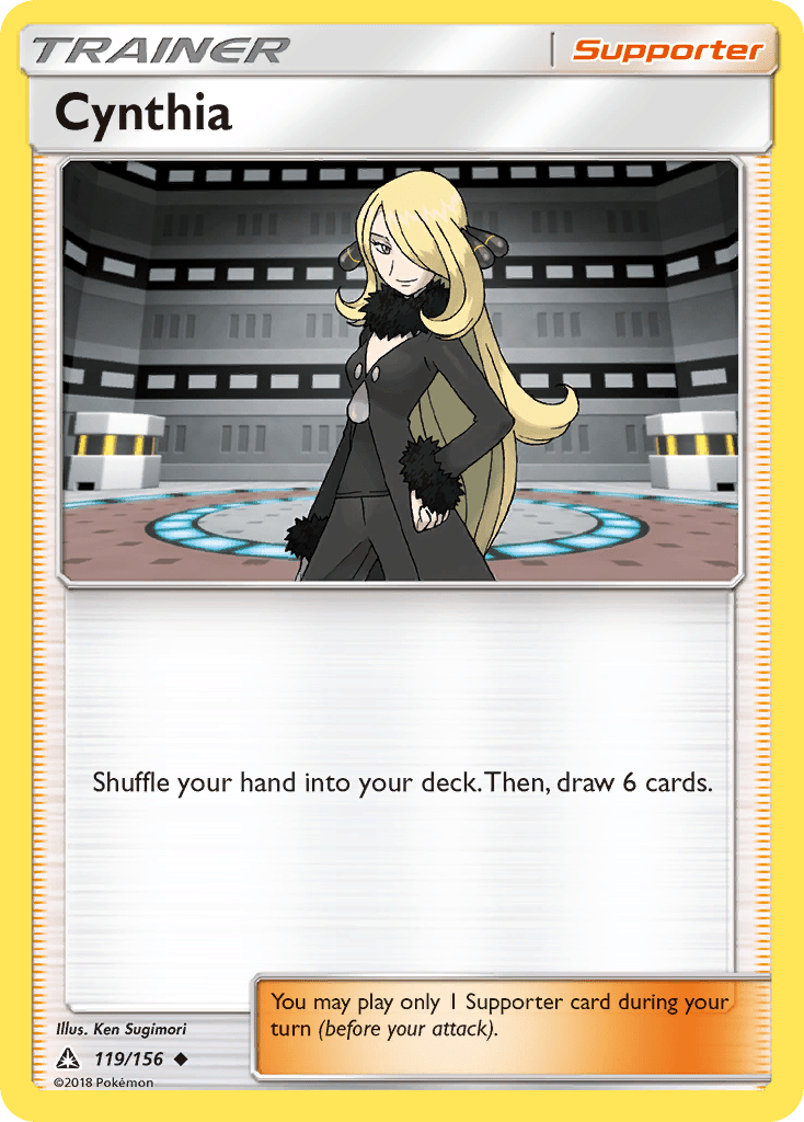Cynthia (119/156) [Sun & Moon: Ultra Prism] Pokemon Single Pokémon  | Multizone: Comics And Games