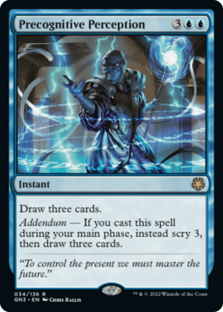 Precognitive Perception [Game Night: Free-for-All] MTG Single Magic: The Gathering  | Multizone: Comics And Games