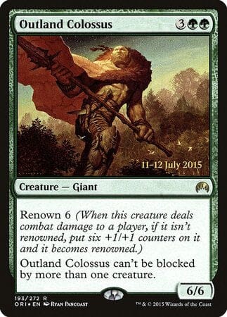 Outland Colossus [Magic Origins Promos] MTG Single Magic: The Gathering  | Multizone: Comics And Games