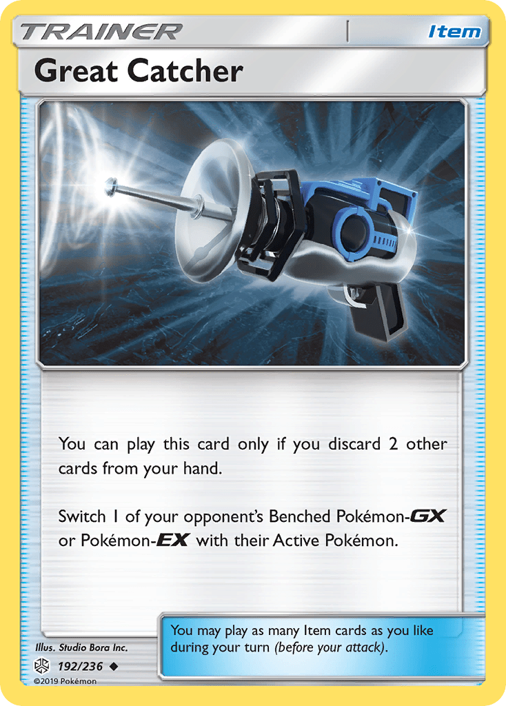 Great Catcher (192/236) [Sun & Moon: Cosmic Eclipse] Pokemon Single Pokémon  | Multizone: Comics And Games
