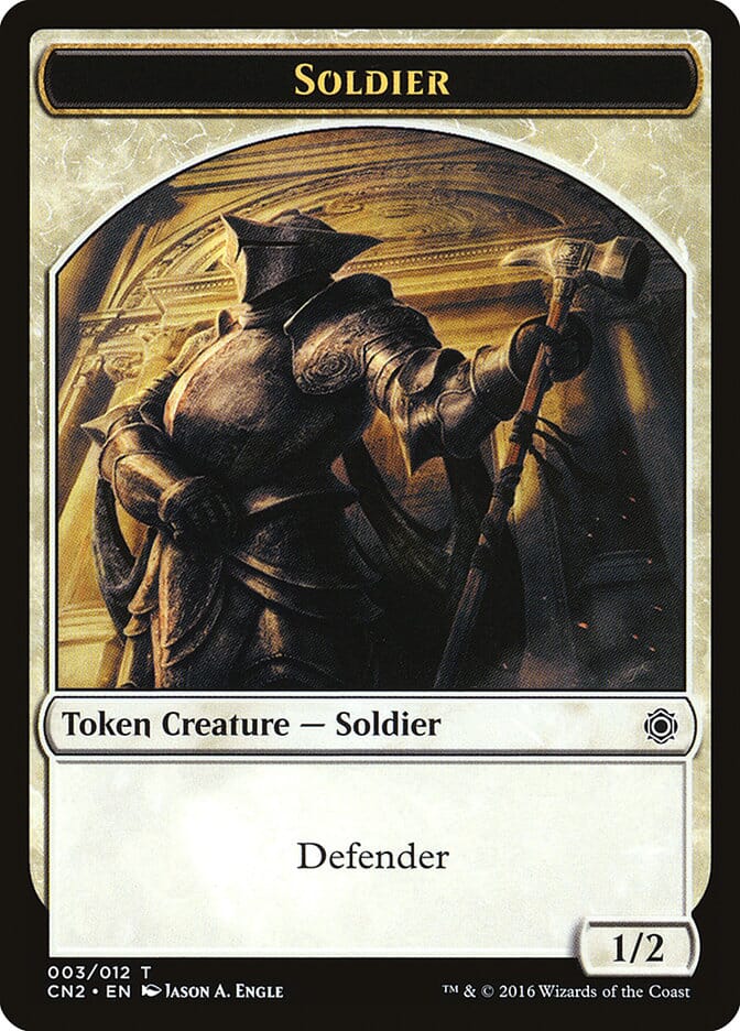 Soldier (003/012) [Conspiracy: Take the Crown Tokens] MTG Single Magic: The Gathering  | Multizone: Comics And Games