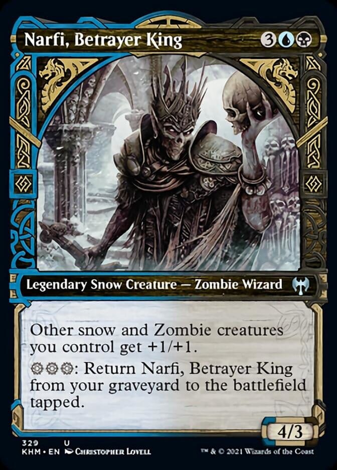Narfi, Betrayer King (Showcase) [Kaldheim] MTG Single Magic: The Gathering  | Multizone: Comics And Games