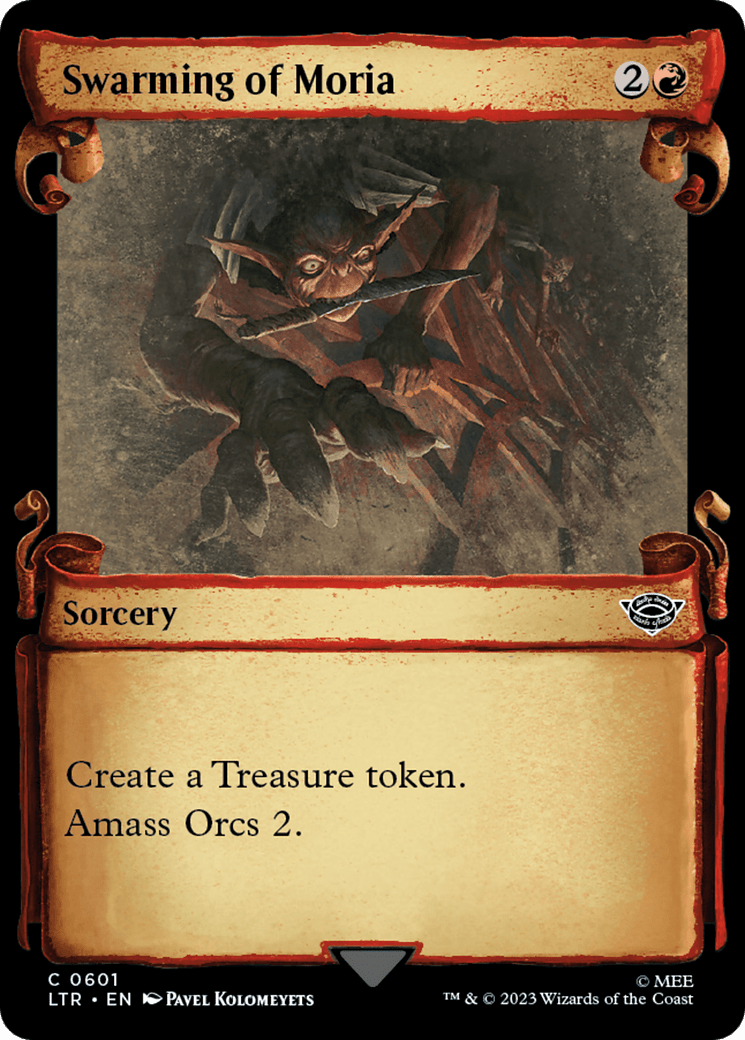 Swarming of Moria [The Lord of the Rings: Tales of Middle-Earth Showcase Scrolls] MTG Single Magic: The Gathering  | Multizone: Comics And Games