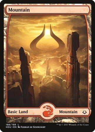 Mountain (188) - Full Art [Hour of Devastation] MTG Single Magic: The Gathering  | Multizone: Comics And Games