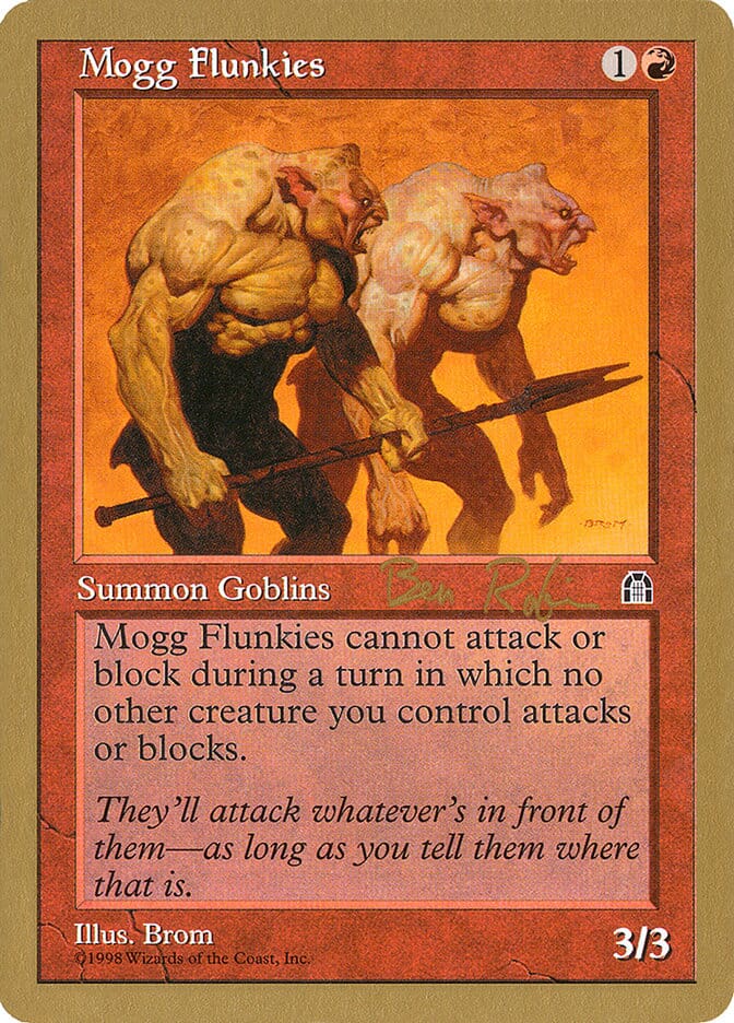 Mogg Flunkies (Ben Rubin) [World Championship Decks 1998] MTG Single Magic: The Gathering  | Multizone: Comics And Games