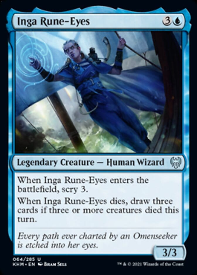 Inga Rune-Eyes [Kaldheim] MTG Single Magic: The Gathering  | Multizone: Comics And Games