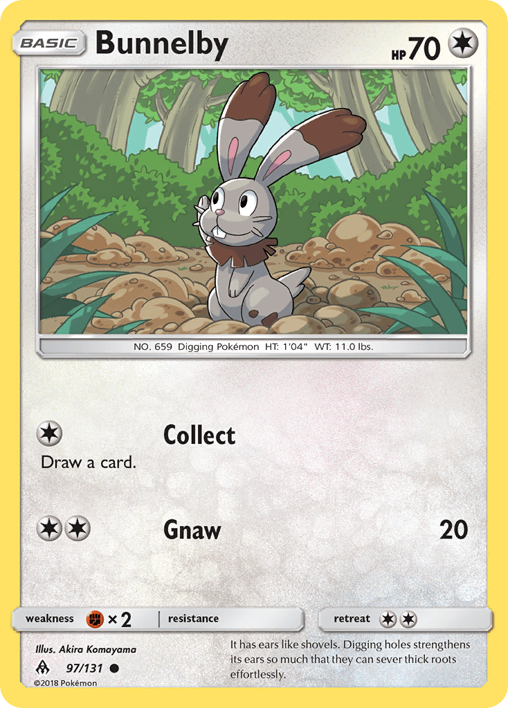 Bunnelby (97/131) [Sun & Moon: Forbidden Light] Pokemon Single Pokémon  | Multizone: Comics And Games