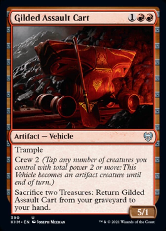 Gilded Assault Cart [Kaldheim] MTG Single Magic: The Gathering  | Multizone: Comics And Games