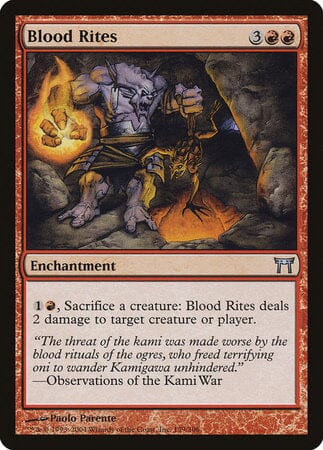 Blood Rites [Champions of Kamigawa] MTG Single Magic: The Gathering  | Multizone: Comics And Games