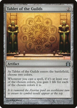 Tablet of the Guilds [Return to Ravnica] MTG Single Magic: The Gathering  | Multizone: Comics And Games