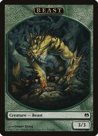 Beast Token [Duel Decks: Heroes vs. Monsters Tokens] MTG Single Magic: The Gathering  | Multizone: Comics And Games