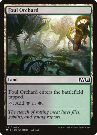 Foul Orchard [Core Set 2019] MTG Single Magic: The Gathering  | Multizone: Comics And Games