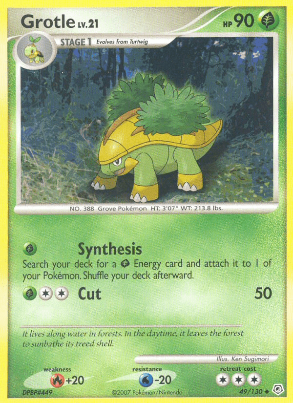 Grotle (49/130) [Diamond & Pearl: Base Set] Pokemon Single Pokémon  | Multizone: Comics And Games