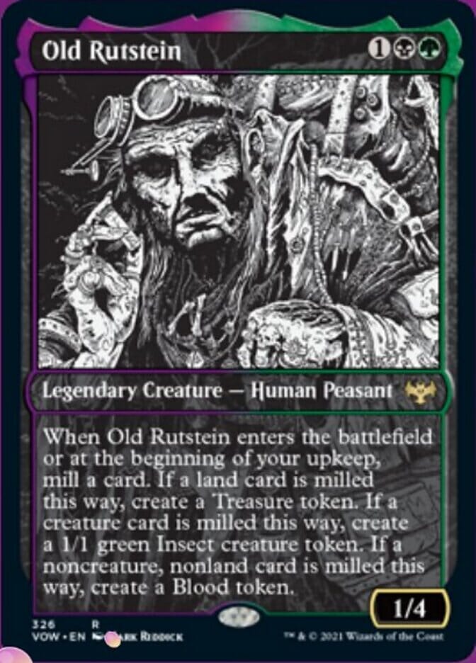 Old Rutstein (Showcase Eternal Night) [Innistrad: Crimson Vow] MTG Single Magic: The Gathering  | Multizone: Comics And Games