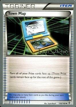 Town Map (136/149) (American Gothic - Ian Whiton) [World Championships 2013] Pokemon Single Pokémon  | Multizone: Comics And Games