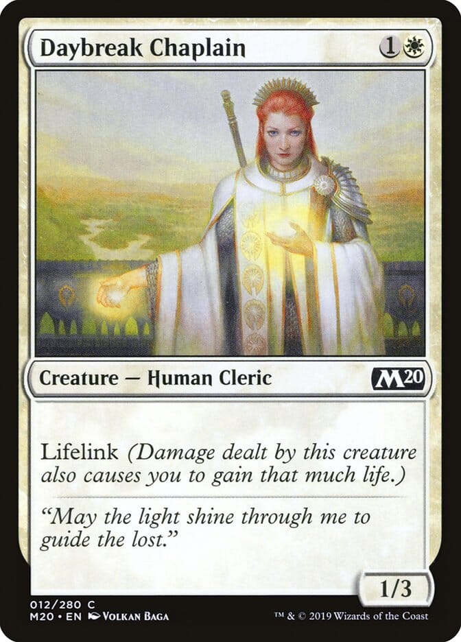 Daybreak Chaplain [Core Set 2020] MTG Single Magic: The Gathering  | Multizone: Comics And Games