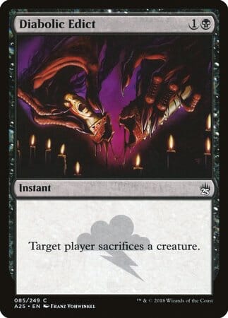 Diabolic Edict [Masters 25] MTG Single Magic: The Gathering  | Multizone: Comics And Games