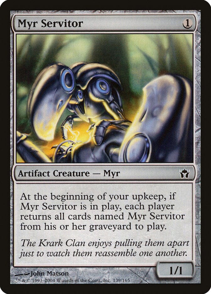 Myr Servitor [Fifth Dawn] MTG Single Magic: The Gathering  | Multizone: Comics And Games