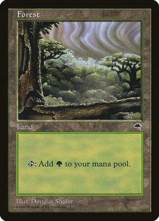 Forest (Cloudy) [Tempest] MTG Single Magic: The Gathering  | Multizone: Comics And Games