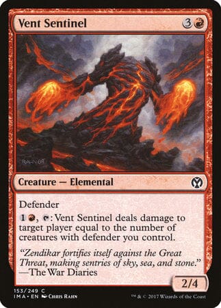 Vent Sentinel [Iconic Masters] MTG Single Magic: The Gathering  | Multizone: Comics And Games