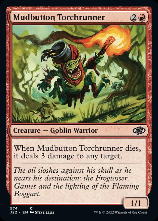Mudbutton Torchrunner [Jumpstart 2022] MTG Single Magic: The Gathering  | Multizone: Comics And Games