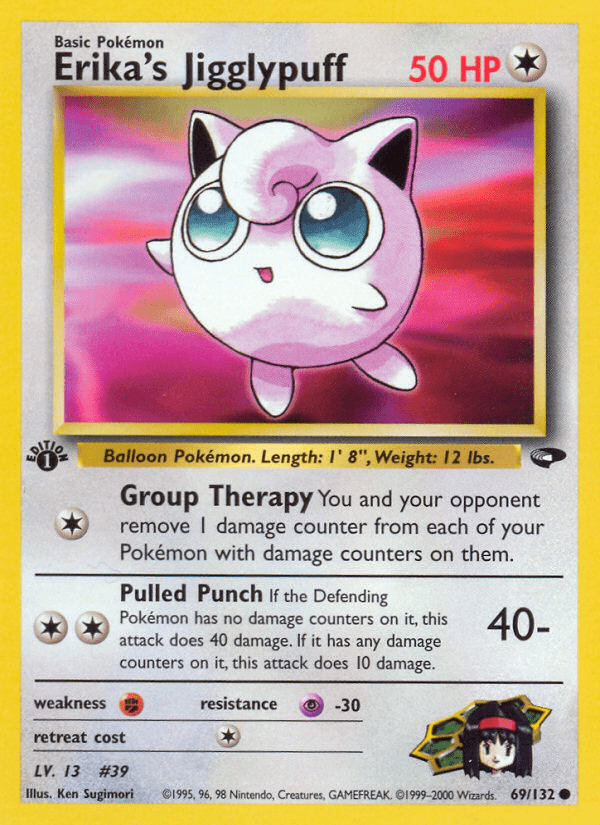Erika's Jigglypuff (69/132) [Gym Challenge 1st Edition] Pokemon Single Pokémon  | Multizone: Comics And Games