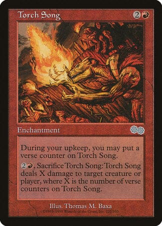 Torch Song [Urza's Saga] MTG Single Magic: The Gathering  | Multizone: Comics And Games