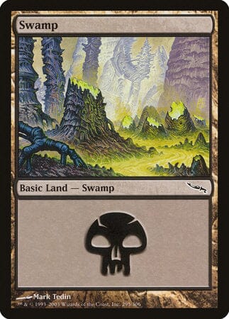 Swamp (295) [Mirrodin] MTG Single Magic: The Gathering  | Multizone: Comics And Games