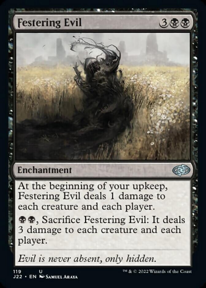 Festering Evil [Jumpstart 2022] MTG Single Magic: The Gathering  | Multizone: Comics And Games
