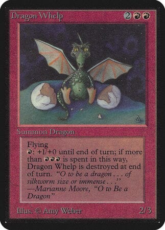 Dragon Whelp [Limited Edition Alpha] MTG Single Magic: The Gathering  | Multizone: Comics And Games