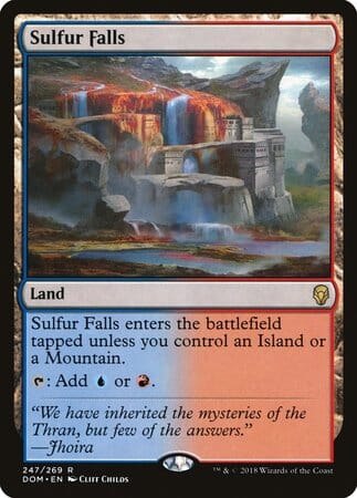 Sulfur Falls [Dominaria] MTG Single Magic: The Gathering  | Multizone: Comics And Games