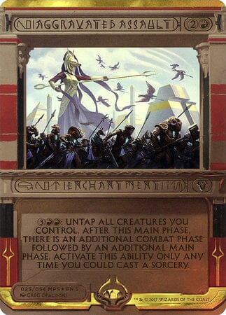 Aggravated Assault [Amonkhet Invocations] MTG Single Magic: The Gathering  | Multizone: Comics And Games