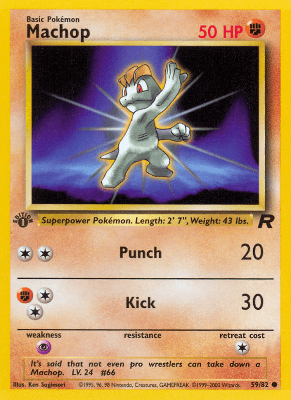 Machop (59/82) [Team Rocket 1st Edition] Pokemon Single Pokémon  | Multizone: Comics And Games
