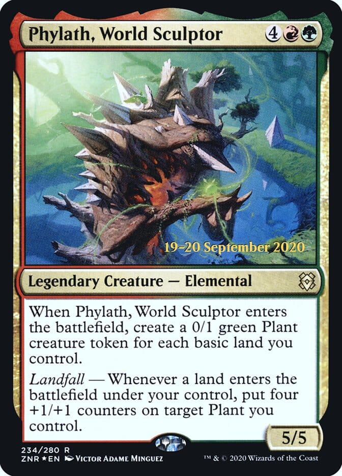Phylath, World Sculptor [Zendikar Rising Prerelease Promos] MTG Single Magic: The Gathering  | Multizone: Comics And Games
