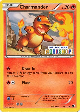 Charmander (17/113) (Build A Bear Workshop Exclusive) [Black & White: Legendary Treasures] Pokemon Single Pokémon  | Multizone: Comics And Games