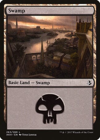Swamp (263) [Amonkhet] MTG Single Magic: The Gathering  | Multizone: Comics And Games