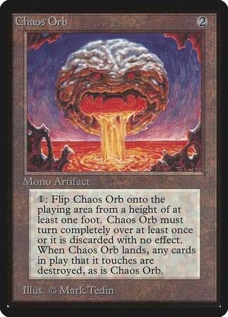 Chaos Orb [Limited Edition Beta] MTG Single Magic: The Gathering  | Multizone: Comics And Games