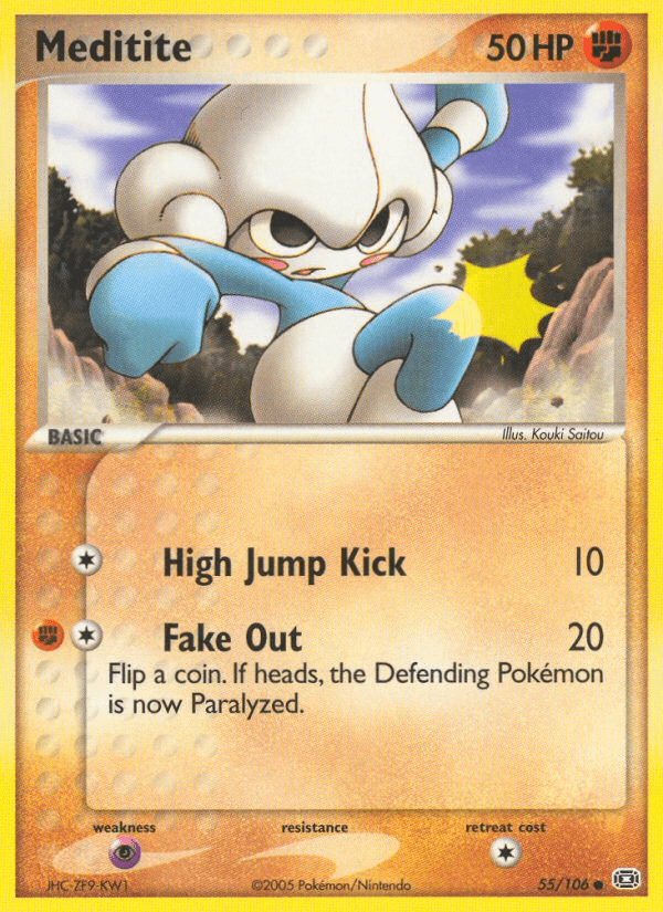 Meditite (55/106) [EX: Emerald] Pokemon Single Pokémon  | Multizone: Comics And Games